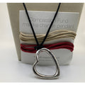 J JILL Rustic Silver Heart Interchangeable Compassion Necklace | $39 Ret. NEW