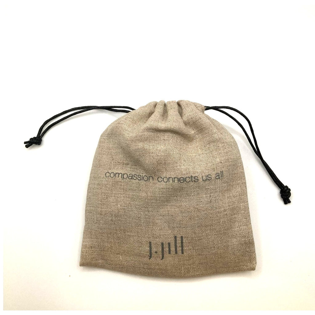 J JILL Rustic Silver Heart Interchangeable Compassion Necklace | $39 Ret. NEW