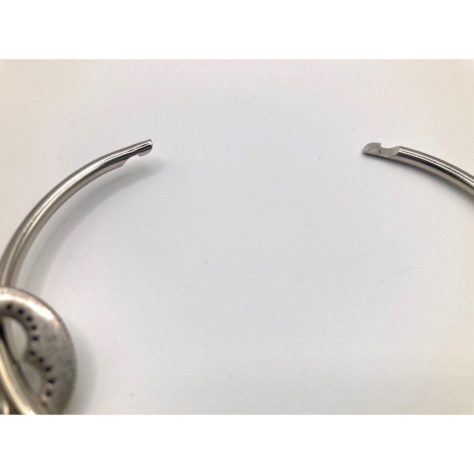 CHICO'S Lock & Key Themed Heart Abundance, Compassion, Harmony Novelty Bracelet