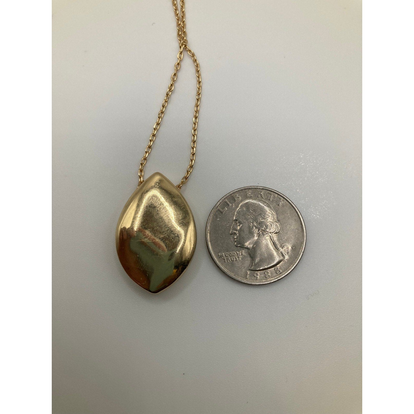 SET! LANE BRYANT Three Strand Olive & Gold Tone Pendant NECKLACE & Hoop EARRINGS