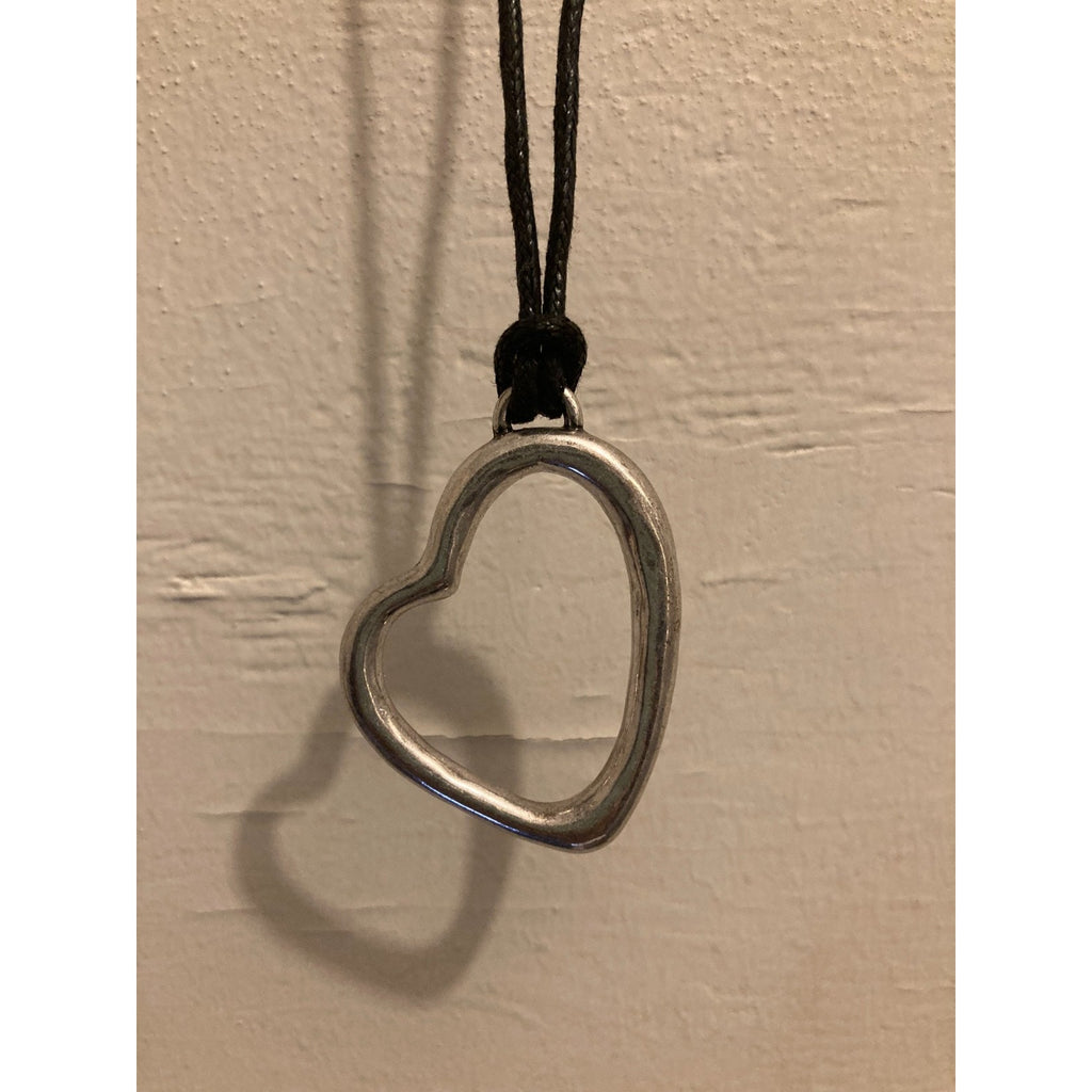 J JILL Rustic Silver Heart Interchangeable Compassion Necklace | $39 Ret. NEW
