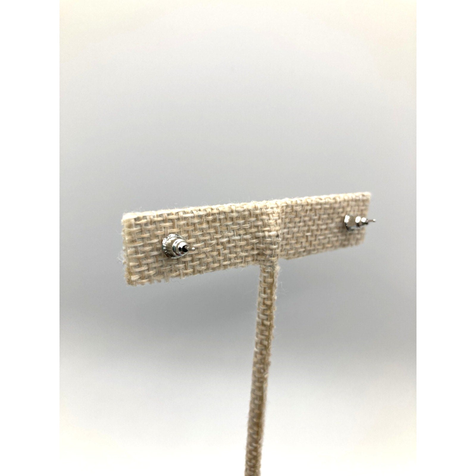 Crystal Cluster Stud Silver Overlay Earrings Made with SWAROVSKI Elements