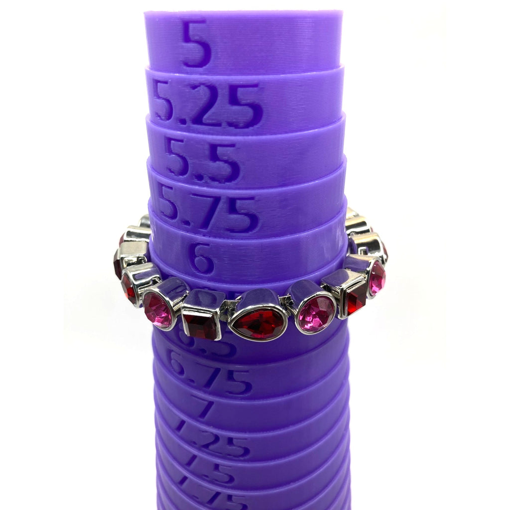 White House Black Market Pink & Red Geometric Valentine's Bangle Bracelet