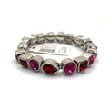 White House Black Market Pink & Red Geometric Valentine's Bangle Bracelet